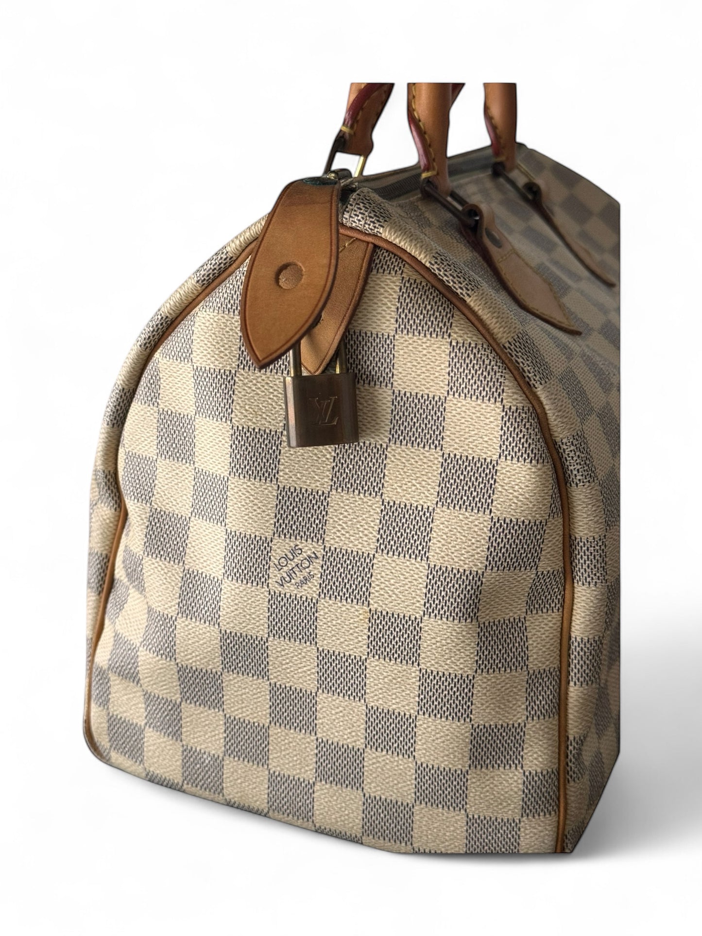 Louis Vuitton White Damier Print Speedy
