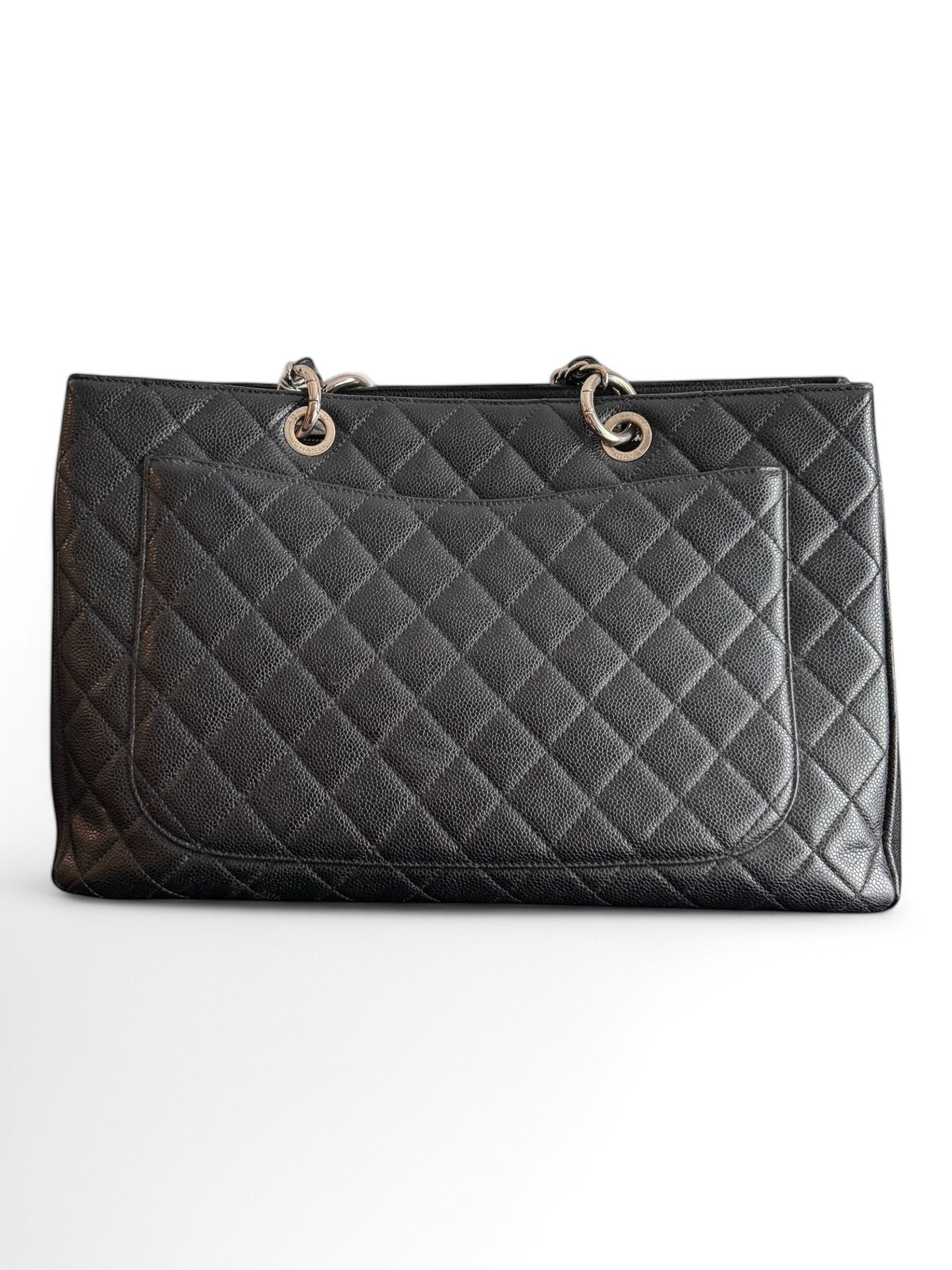 2000s Vintage Chanel Large GST Tote Bag