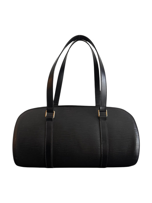 Vintage Louis Vuitton Soufflet Black Epi Leather Bag