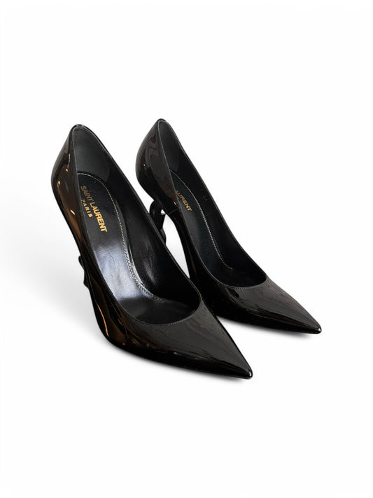 Saint Laurent Black Patent Leather Opyum Pump