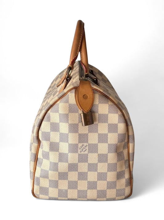 Louis Vuitton White Damier Print Speedy