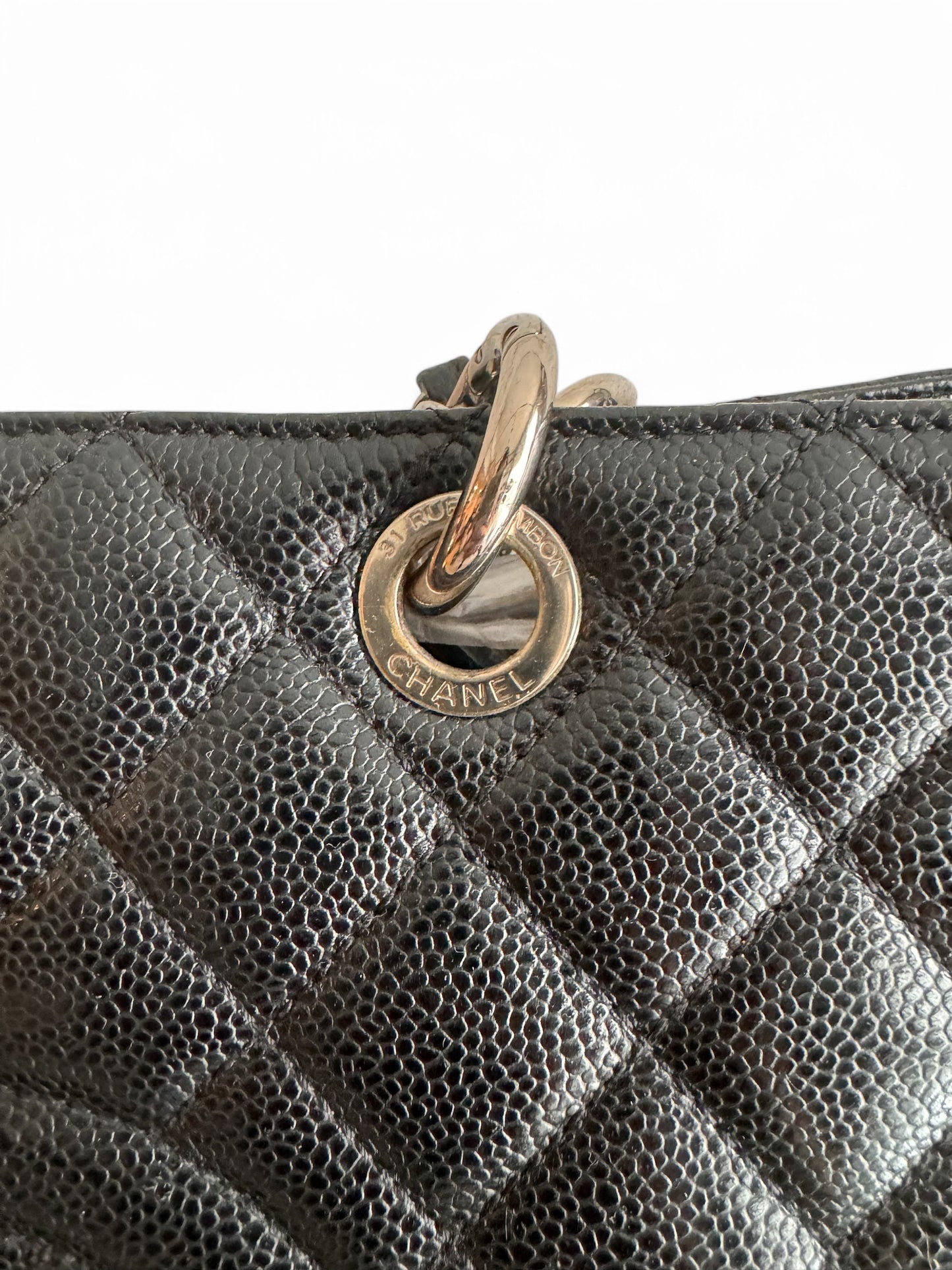 2000s Vintage Chanel Large GST Tote Bag