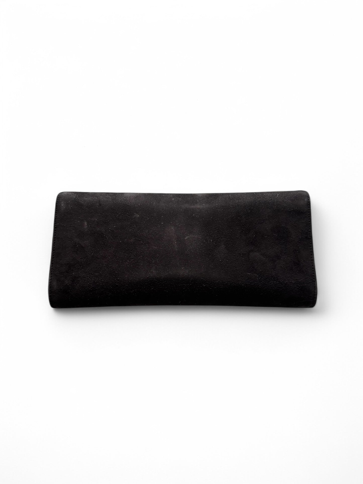 Bejewelled Gucci Black Suede Clutch