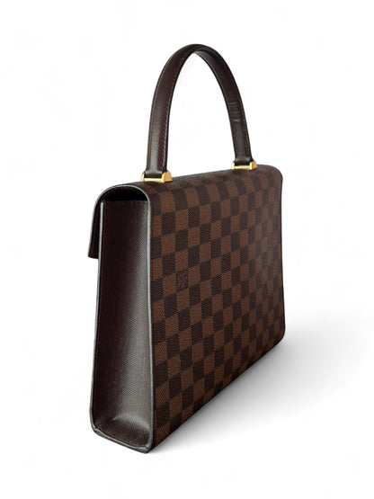 Louis Vuitton Malesherbes Ebene Damier Print Top Handle Bag