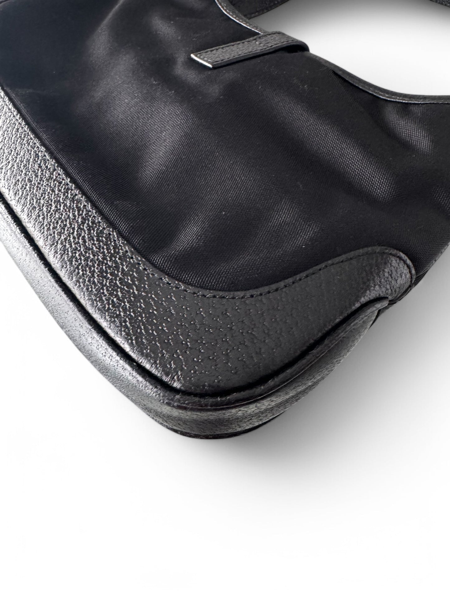 Vintage Gucci Black Leather Jackie Bag
