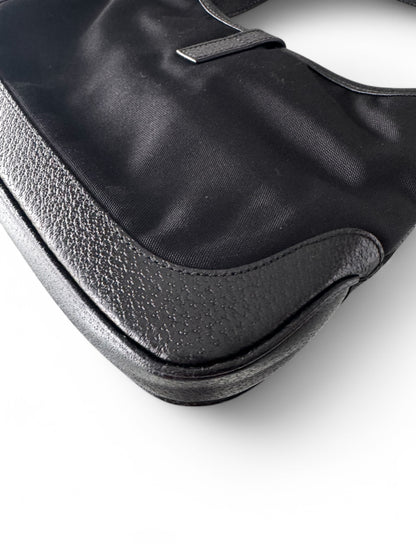 Vintage Gucci Black Leather Jackie Bag