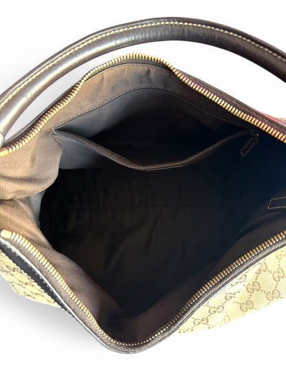 2000s Gucci Monogram Abbey Shoulder Bag