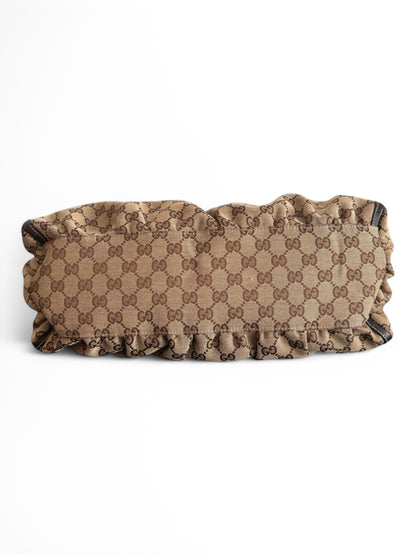 2000s Gucci Monogram Abbey Shoulder Bag