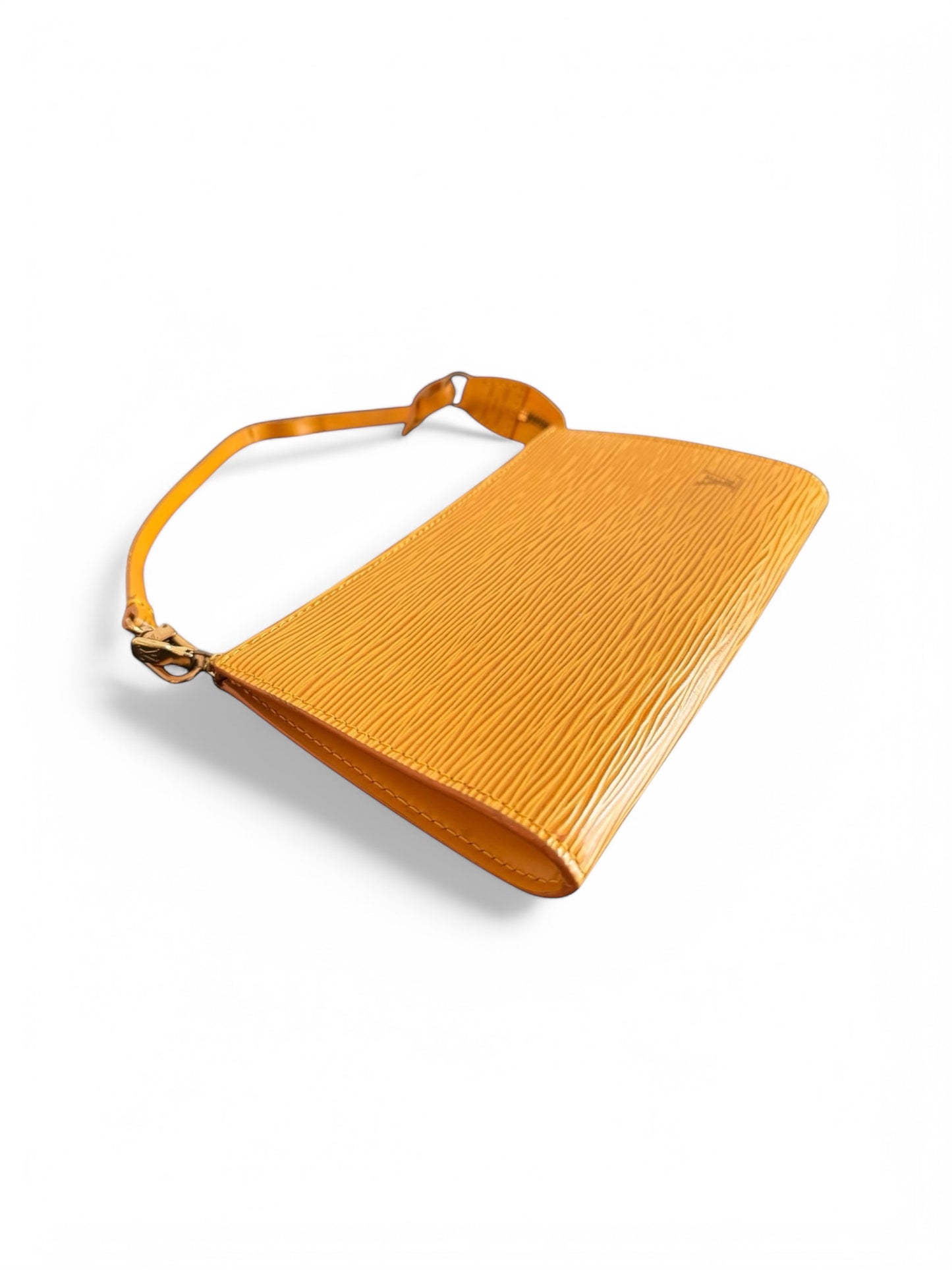Vintage Louis Vuitton Yellow Epi Leather Pochette