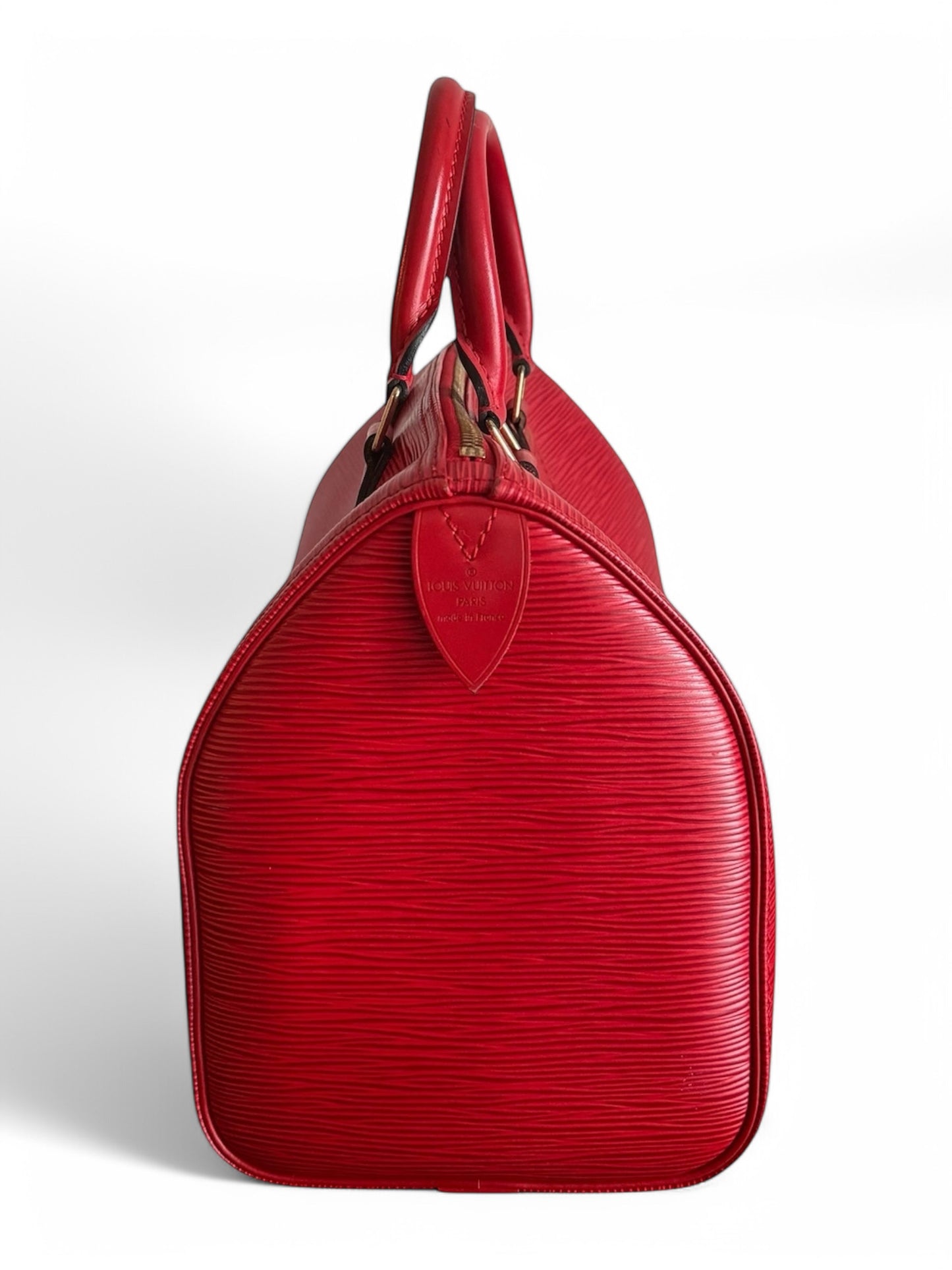 Vintage Louis Vuitton Red Epi Leather Speedy 30