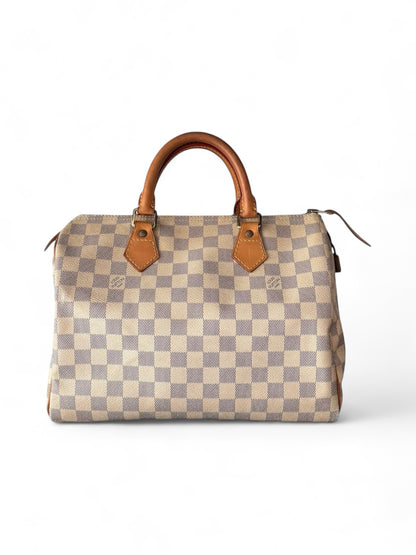 Louis Vuitton White Damier Print Speedy