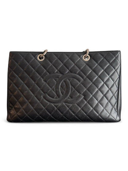 2000s Vintage Chanel Large GST Tote Bag