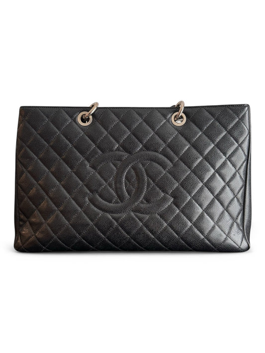 2000s Vintage Chanel Large GST Tote Bag