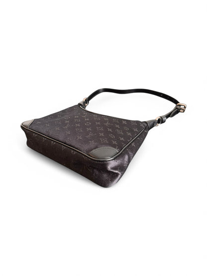 Vintage Louis Vuitton Mini Black Silk Boulogne Bag