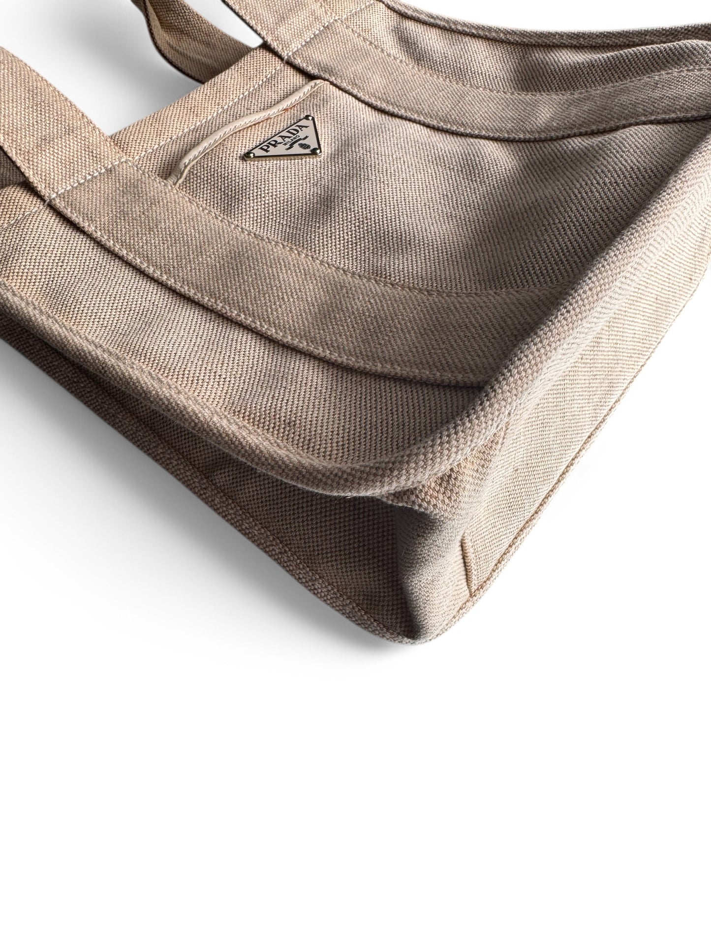 Vintage Prada Canvas Tote Bag