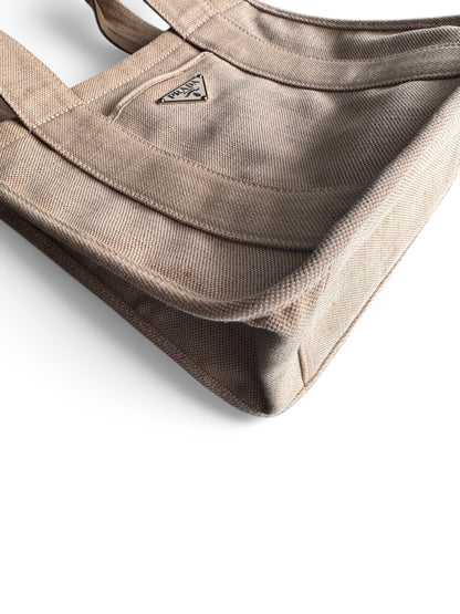 Vintage Prada Canvas Tote Bag