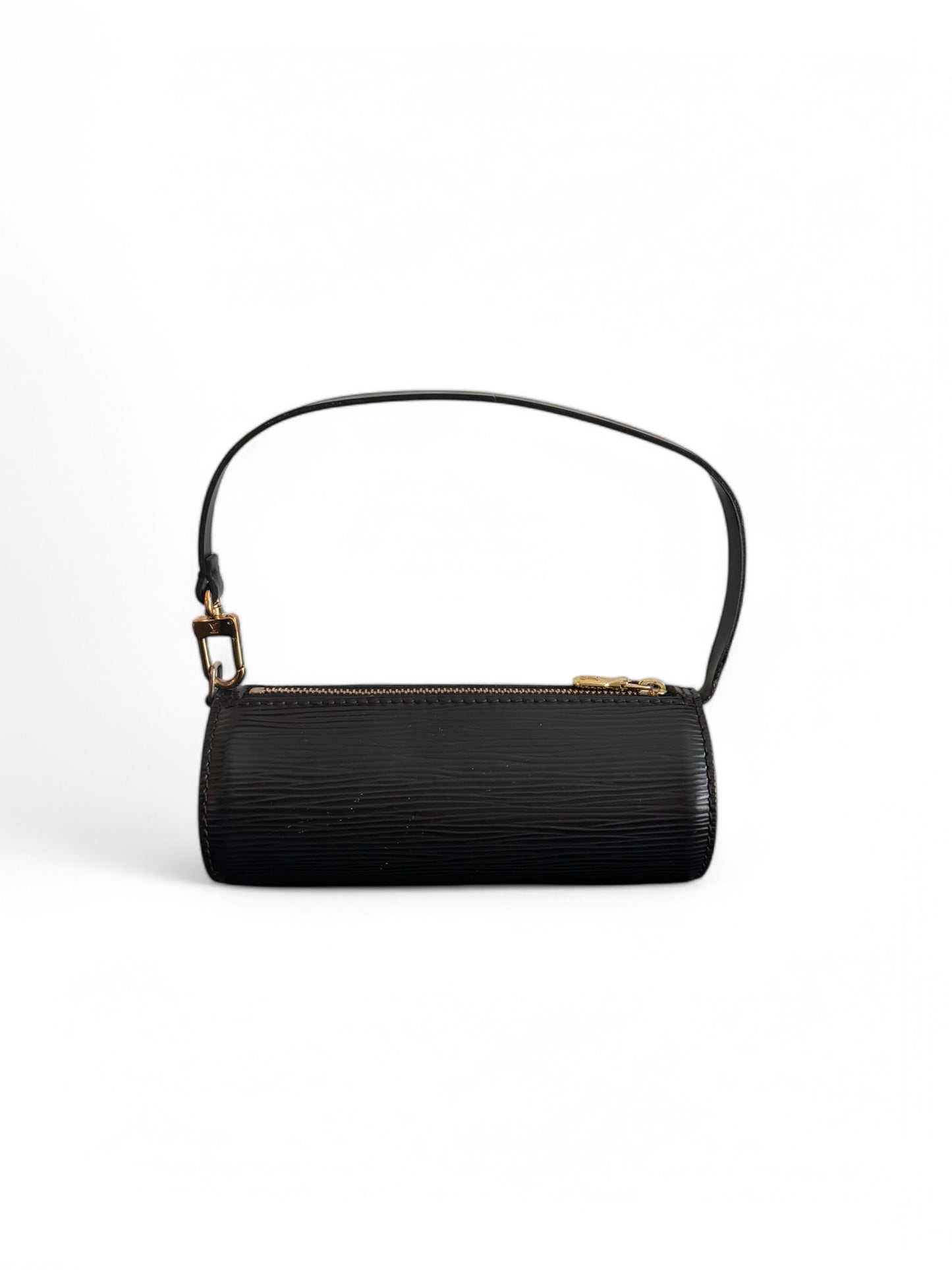 Vintage Louis Vuitton Soufflet Black Epi Leather Bag