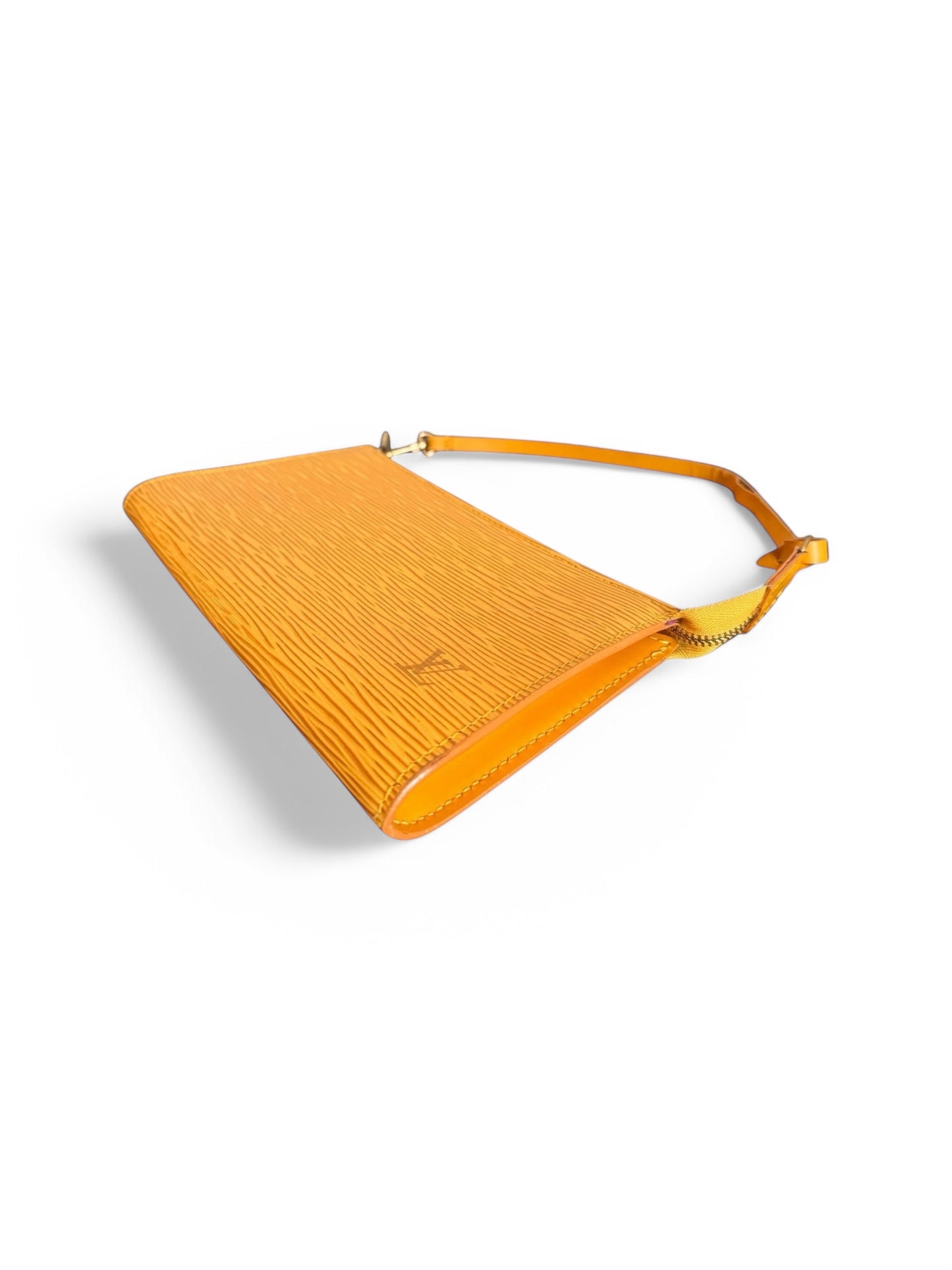 Vintage Louis Vuitton Yellow Epi Leather Pochette