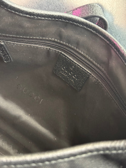 Vintage Gucci Black Leather Jackie Bag