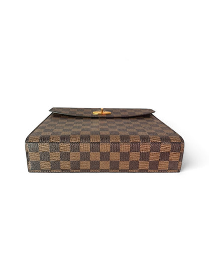 Louis Vuitton Malesherbes Ebene Damier Print Top Handle Bag