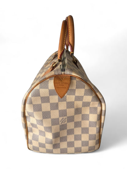 Louis Vuitton White Damier Print Speedy