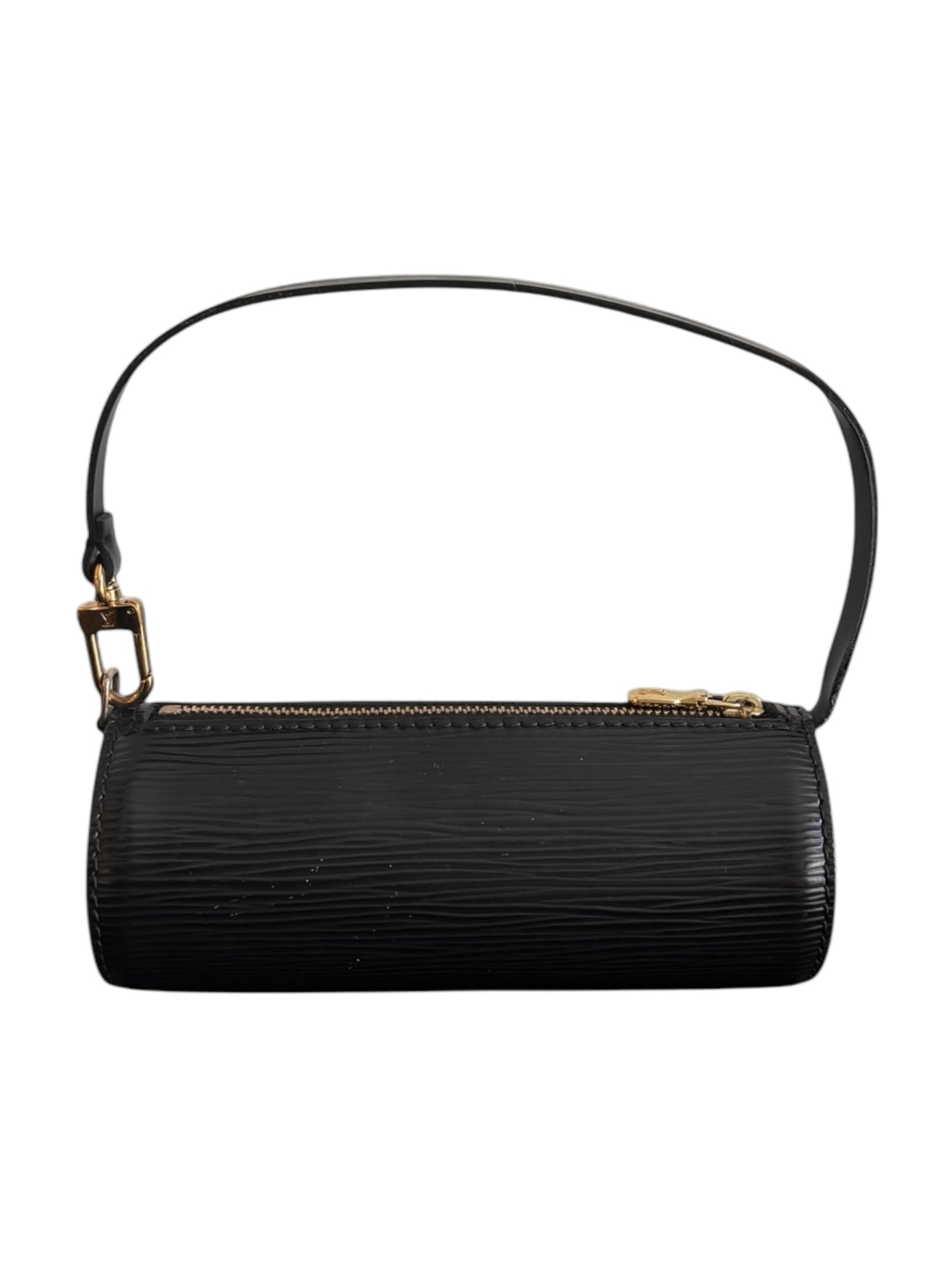 Vintage Louis Vuitton Soufflet Black Epi Leather Bag