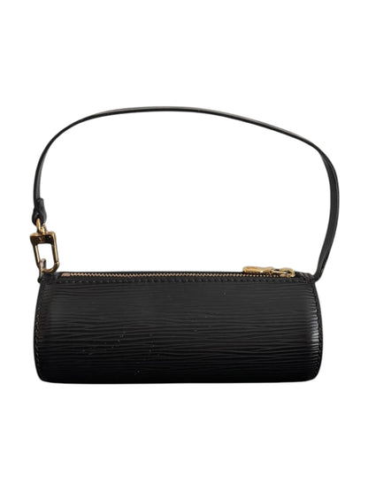 Vintage Louis Vuitton Soufflet Black Epi Leather Bag