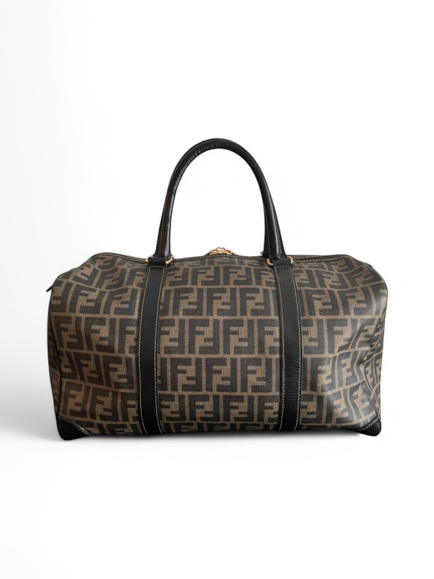 2000s Fendi Monogram Canvas Duffel Bag