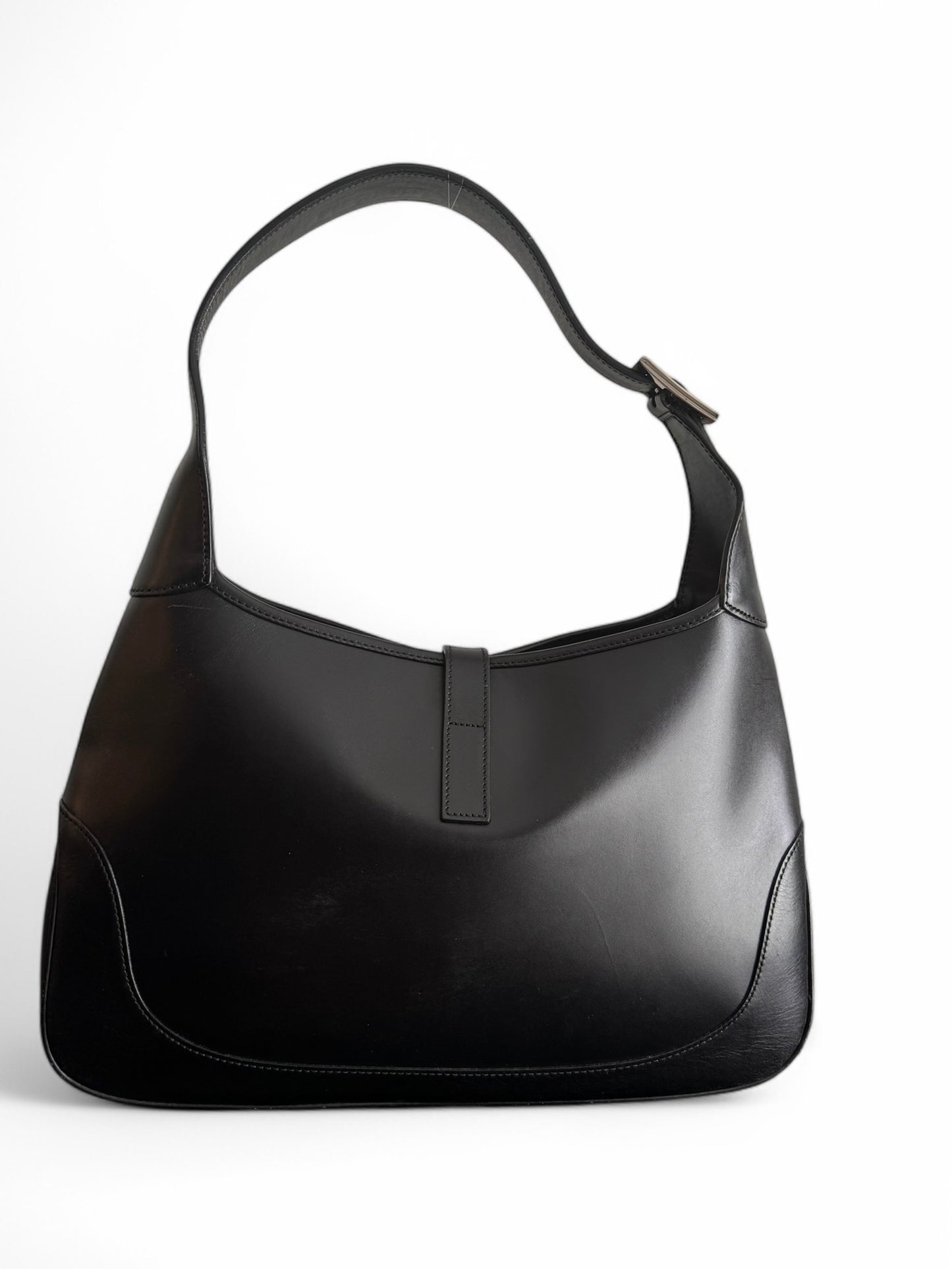 Vintage Gucci Black Leather Jackie Bag
