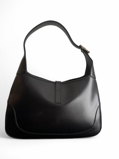 Vintage Gucci Black Leather Jackie Bag