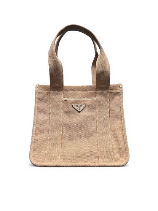 Vintage Prada Canvas Tote Bag