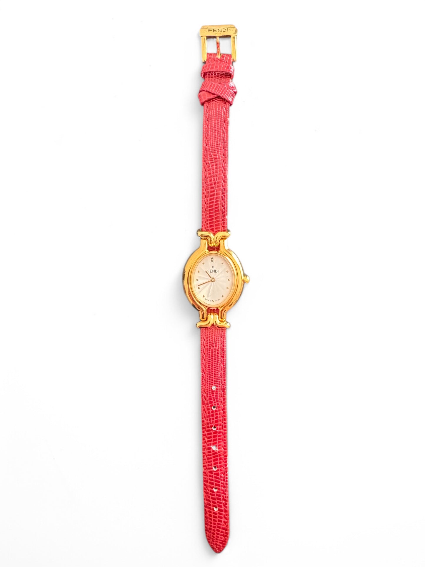 RARE 2000s Fendi Interchangeable Strap Watch Set