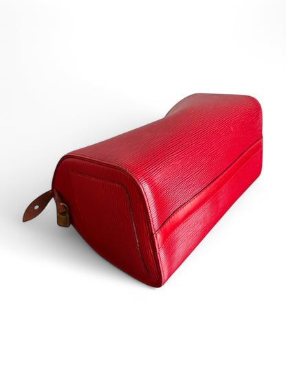Vintage Louis Vuitton Red Epi Leather Speedy 30