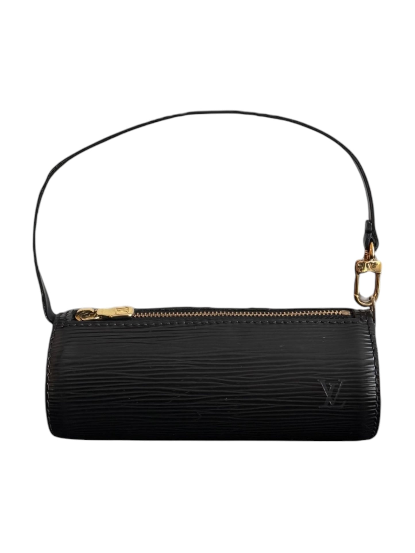 Vintage Louis Vuitton Soufflet Black Epi Leather Bag