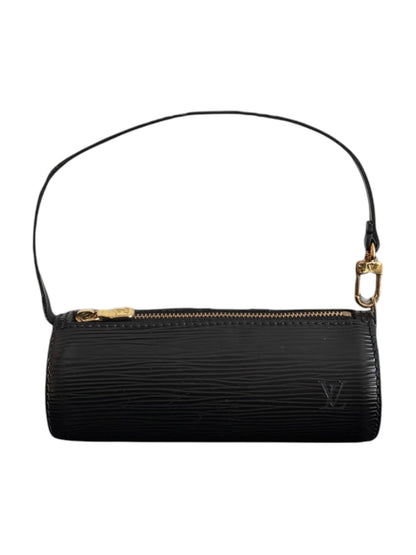 Vintage Louis Vuitton Soufflet Black Epi Leather Bag