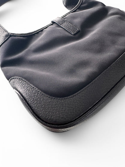 Vintage Gucci Black Leather Jackie Bag