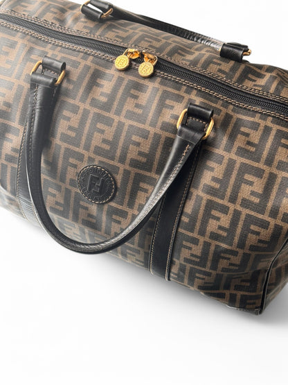 2000s Fendi Monogram Canvas Duffel Bag
