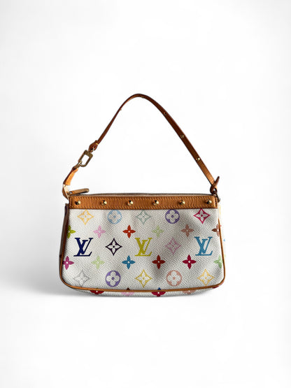2000s Louis Vuitton x Murakami White Pochette