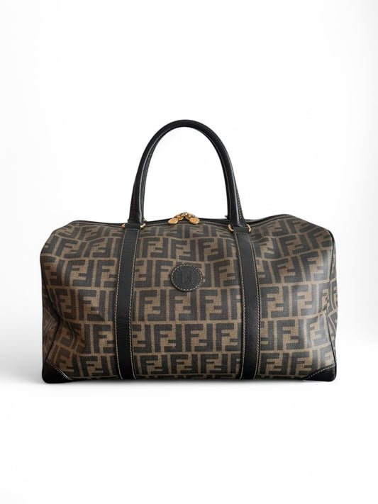 2000s Fendi Monogram Canvas Duffel Bag