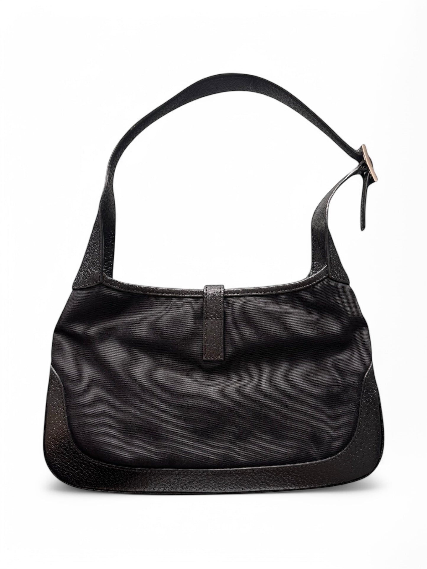 Vintage Gucci Black Leather Jackie Bag