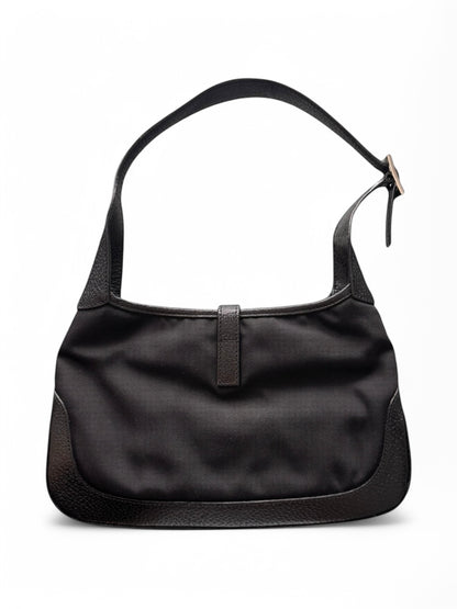 Vintage Gucci Black Leather Jackie Bag