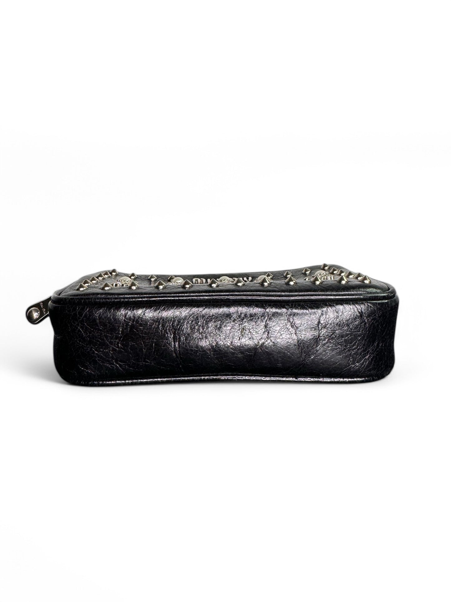Vintage Black Studded Miu Miu Mini Bag
